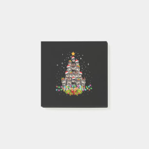 Schnauzer Dogs Tree Christmas Sweater Xmas Pet Post-it Notes