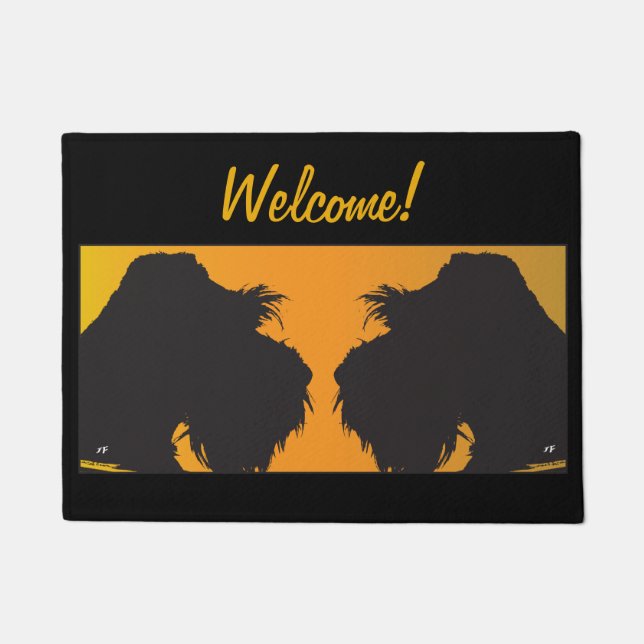 Schnauzer Doormat (Front)