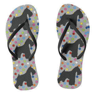 Schnauzer Flip Flops