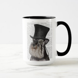 Schnauzer, Formal Hound and Hat Mug