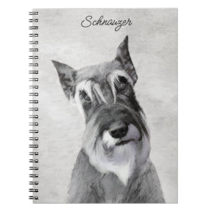 Schnauzer (Giant) - Cute Original Dog Art Notebook