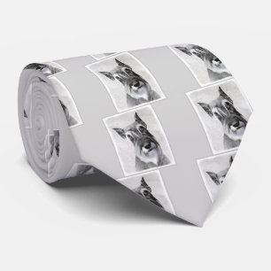 Schnauzer (Giant) - Cute Original Dog Art Tie