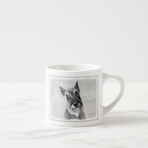 Schnauzer (Giant) Painting - Dog Art Espresso Cup