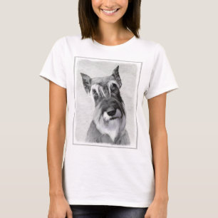 Schnauzer (Giant) Painting - Dog Art T-Shirt