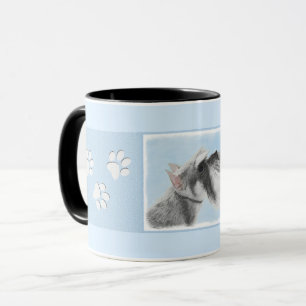Schnauzer (Giant, Standard) 2 Painting - Dog Art Mug