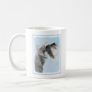 Schnauzer (Giant, Standard)  Painting - Dog Art Coffee Mug