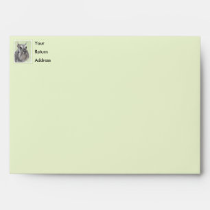 Schnauzer (Giant, Standard) Painting - Dog Art Envelope