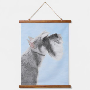 Schnauzer (Giant, Standard)  Painting - Dog Art Hanging Tapestry