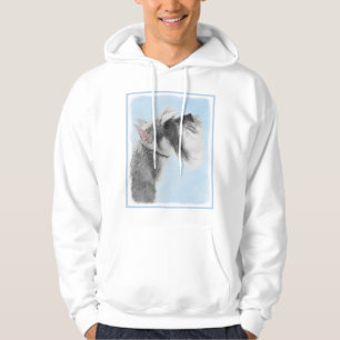Schnauzer (Giant, Standard) Painting - Dog Art Hoodie