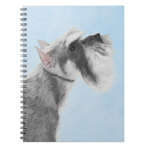 Schnauzer (Giant, Standard) Painting - Dog Art Notebook