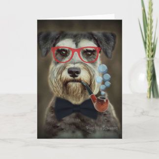 Schnauzer Greeting Card All Occassions