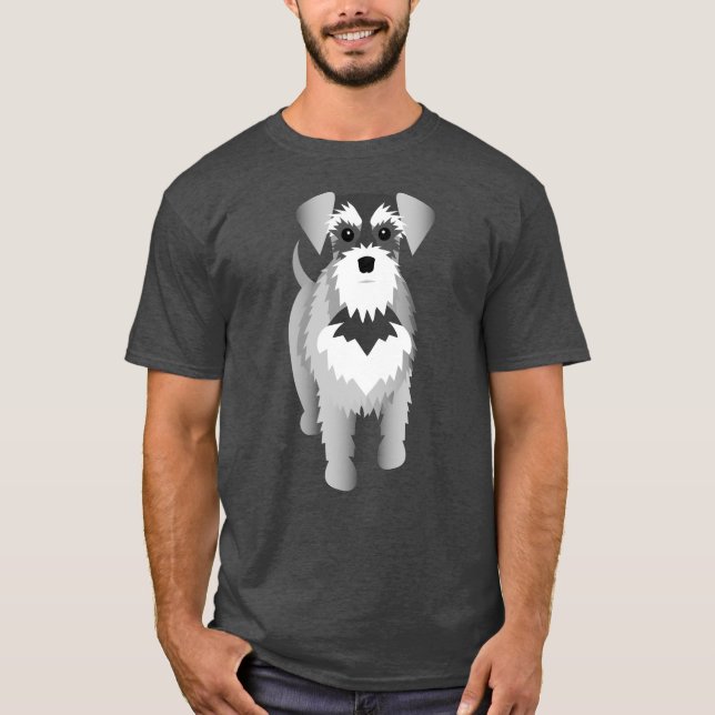 Schnauzer Guy T-Shirt (Front)