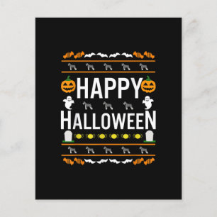 Schnauzer Halloween Lazy Ugly Costume Dog T-Shirt.