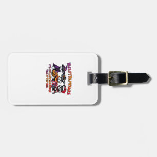 Schnauzer Halloween Thanksgiving Christmas Classic Luggage Tag