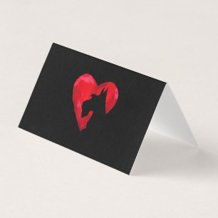 Schnauzer Heart Silhouette Valentines Day Dog Love