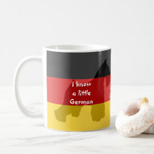 Schnauzer "I know a little German" Coffee Mug
