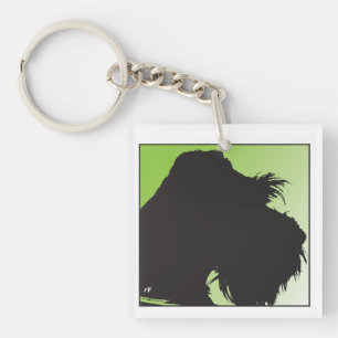 Schnauzer Key Ring