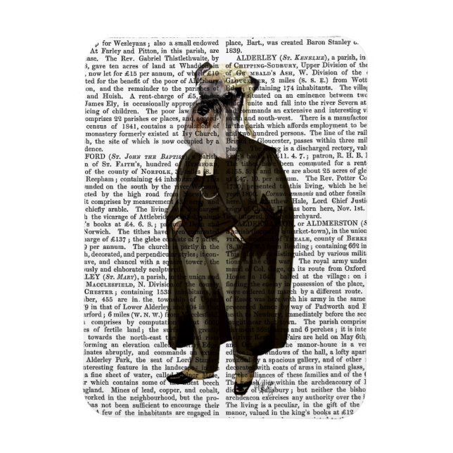 Schnauzer Lawyer Magnet (Vertical)