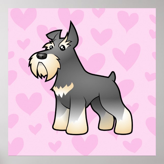 Schnauzer Love Poster (Front)