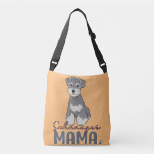 Schnauzer Mama  Crossbody Bag