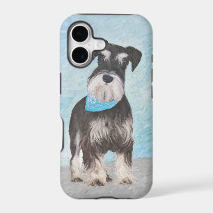 Schnauzer (Miniature) Painting - Cute Original Dog