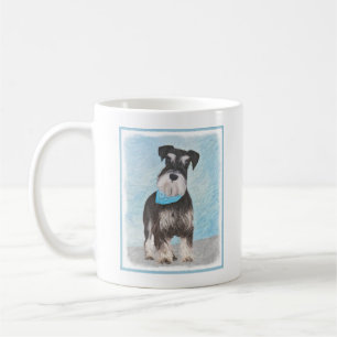 Schnauzer (Miniature) Painting - Cute Original Dog Coffee Mug