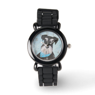 Schnauzer (Miniature) Painting - Cute Original Dog Watch