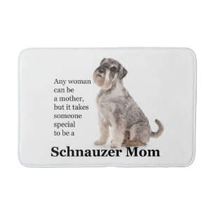 Schnauzer Mum Bath Mat