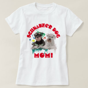 Schnauzer Mum Dog Lover Best Dog Mum Ever T-Shirt