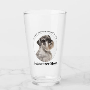 Schnauzer Mum Glass Tumbler