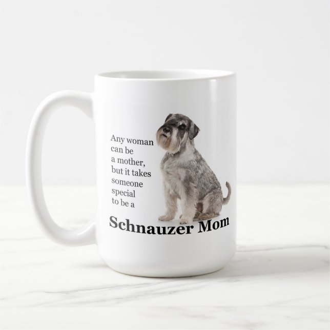Schnauzer Mum Mug (Left)
