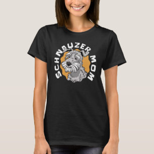 Schnauzer Mum Proud Pet Owner Dog Doggy Puppy T-Shirt