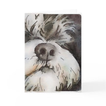 Schnauzer Note card