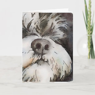 Schnauzer Note card