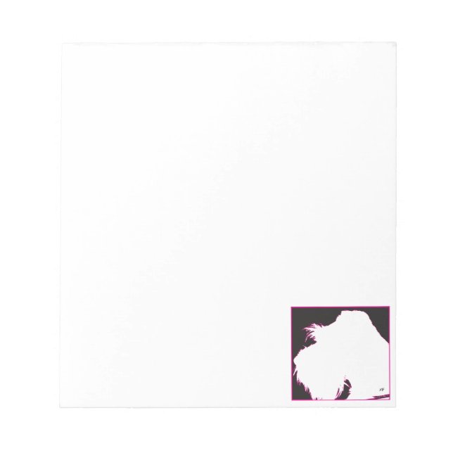 Schnauzer Notepad (Front)