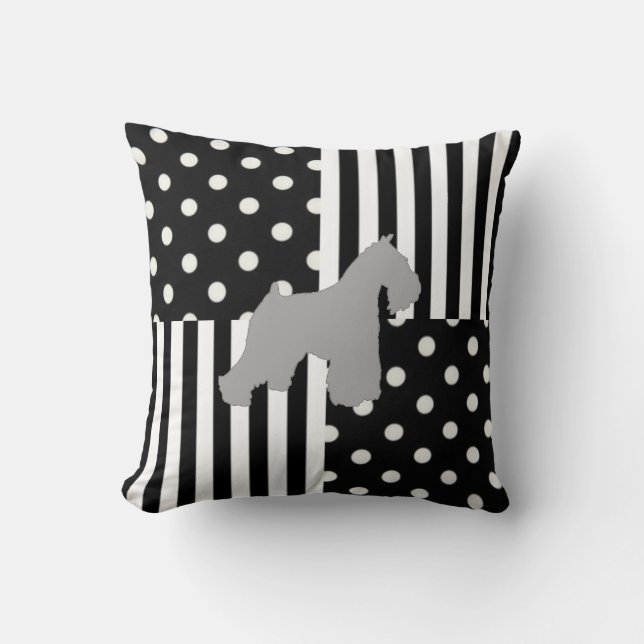 Schnauzer Pillow (Front)