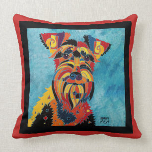 Schnauzer Pillow - Gifts for Schnauzer Lovers