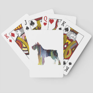 Schnauzer Playing Cards