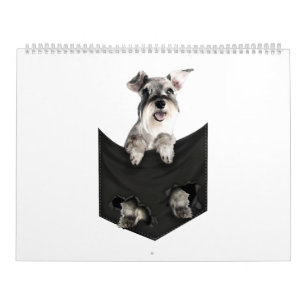 Schnauzer Pocket Mid Classic pocket Calendar