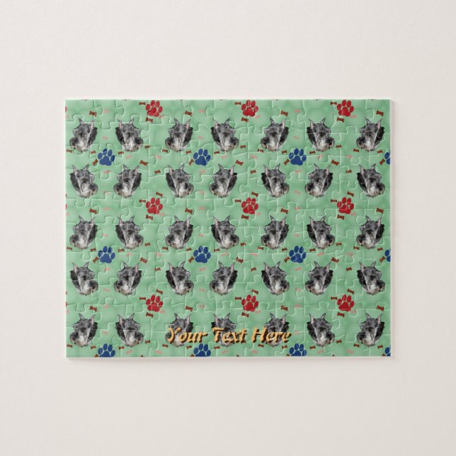 Schnauzer Portrait Jigsaw Puzzle (Horizontal)