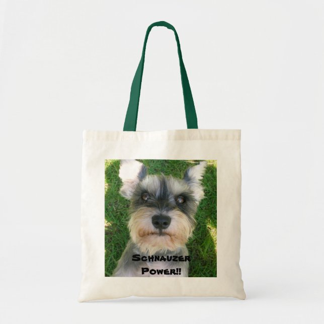 Schnauzer Power!! Tote Bag (Front)