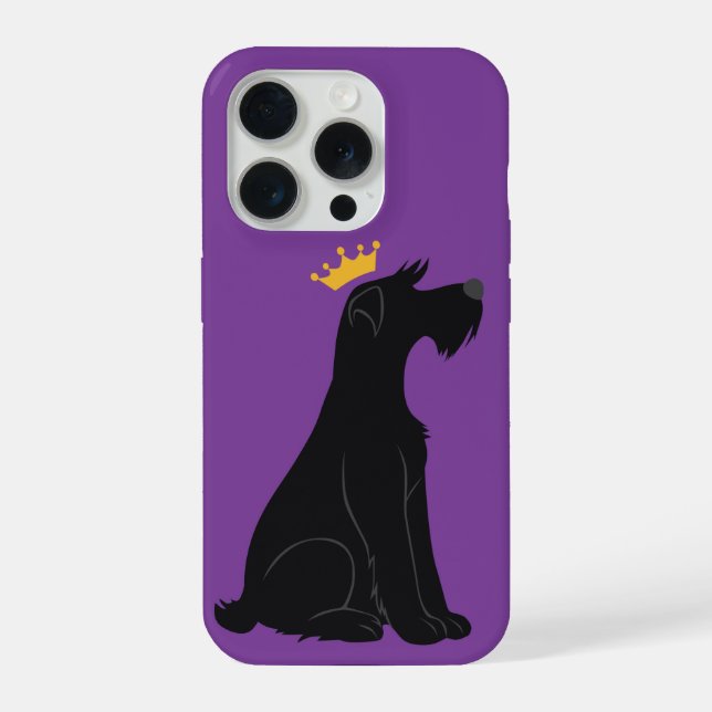 Schnauzer Prince iPhone Case (Back)
