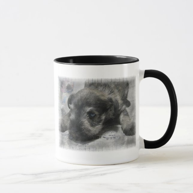 Schnauzer Puppy Coffee Mug (Right)