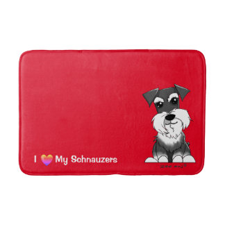 Schnauzer Red Mat