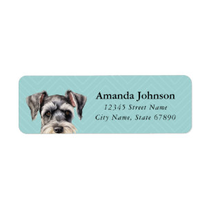 Schnauzer Return Address Labels