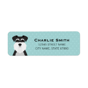 Schnauzer Return Address Labels