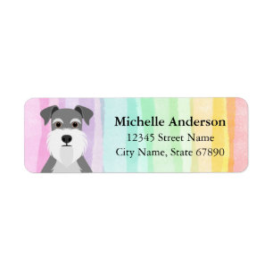 Schnauzer Return Address Labels