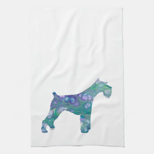 Schnauzer,Schnauzer Gifts, Schnauzer Tea Towel