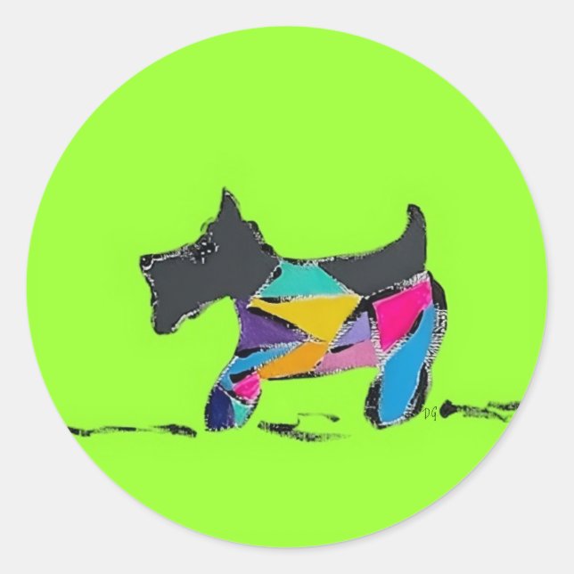 Schnauzer Stickers (Front)