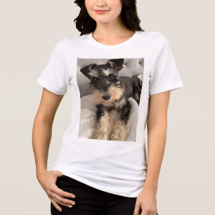 Schnauzer T-Shirt Tri-Blend Shirt